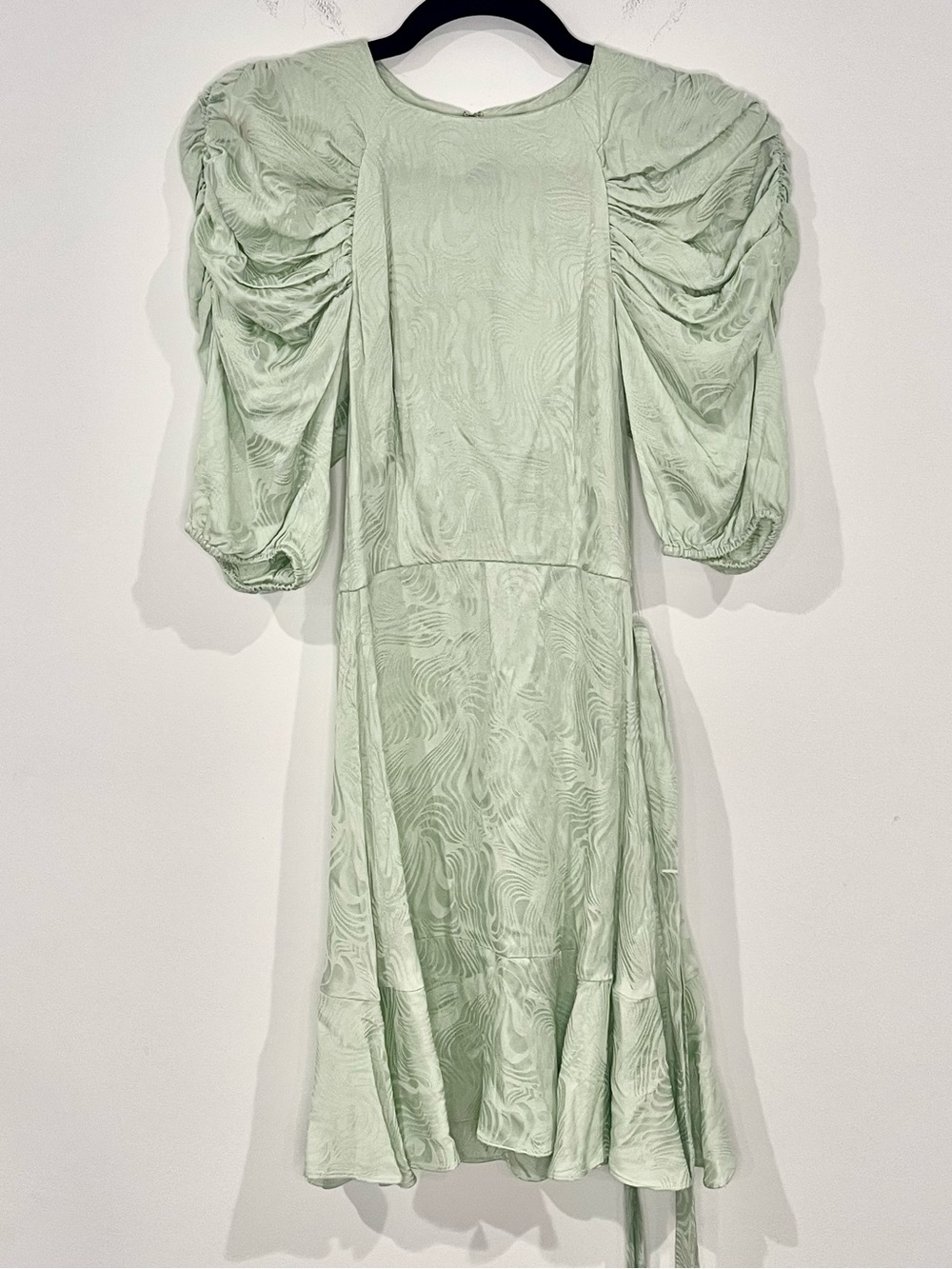 & Other Stories Pale Mint Green Mini Dress